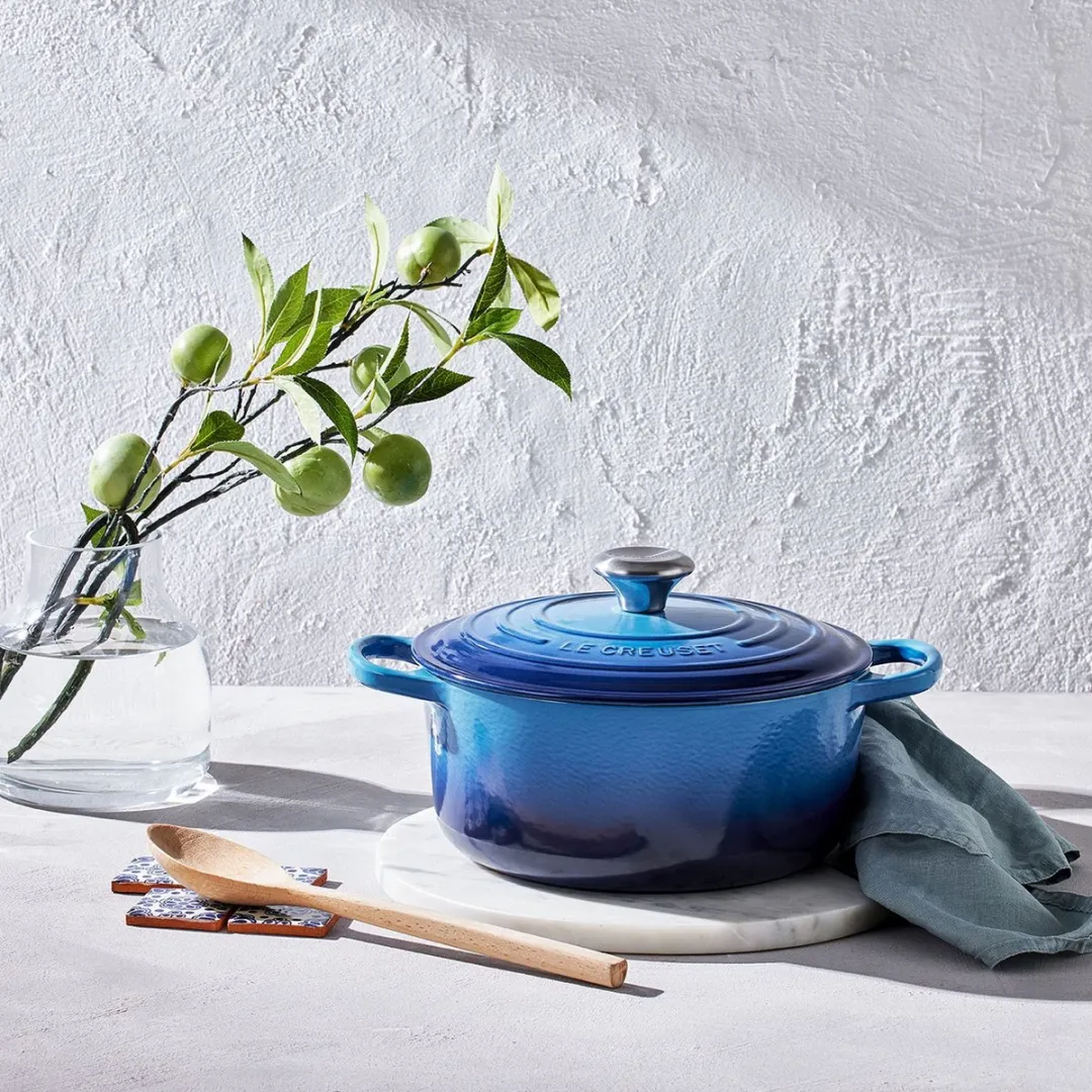 Le Creuset Signature Braad-/Stoofpan Azure 18cm - 1,8L