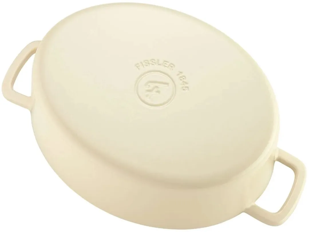 Fissler Moments Braadpan Ovaal 33cm - Ivory White