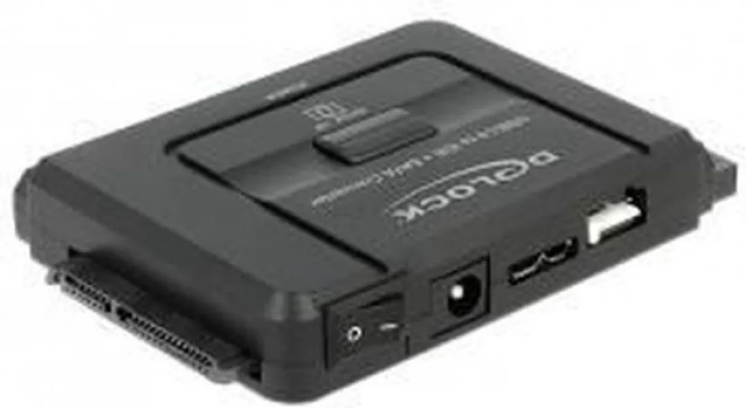 DeLOCK 61486 kabeladapter/verloopstukje Zwart