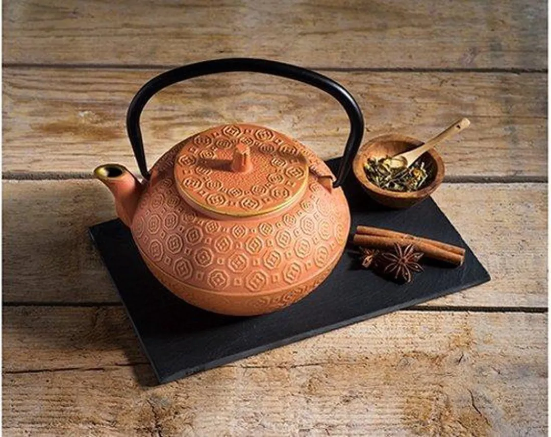 Cosy&Trendy Theepot Takayama 1,2L - Gietijzer - Terracotta
