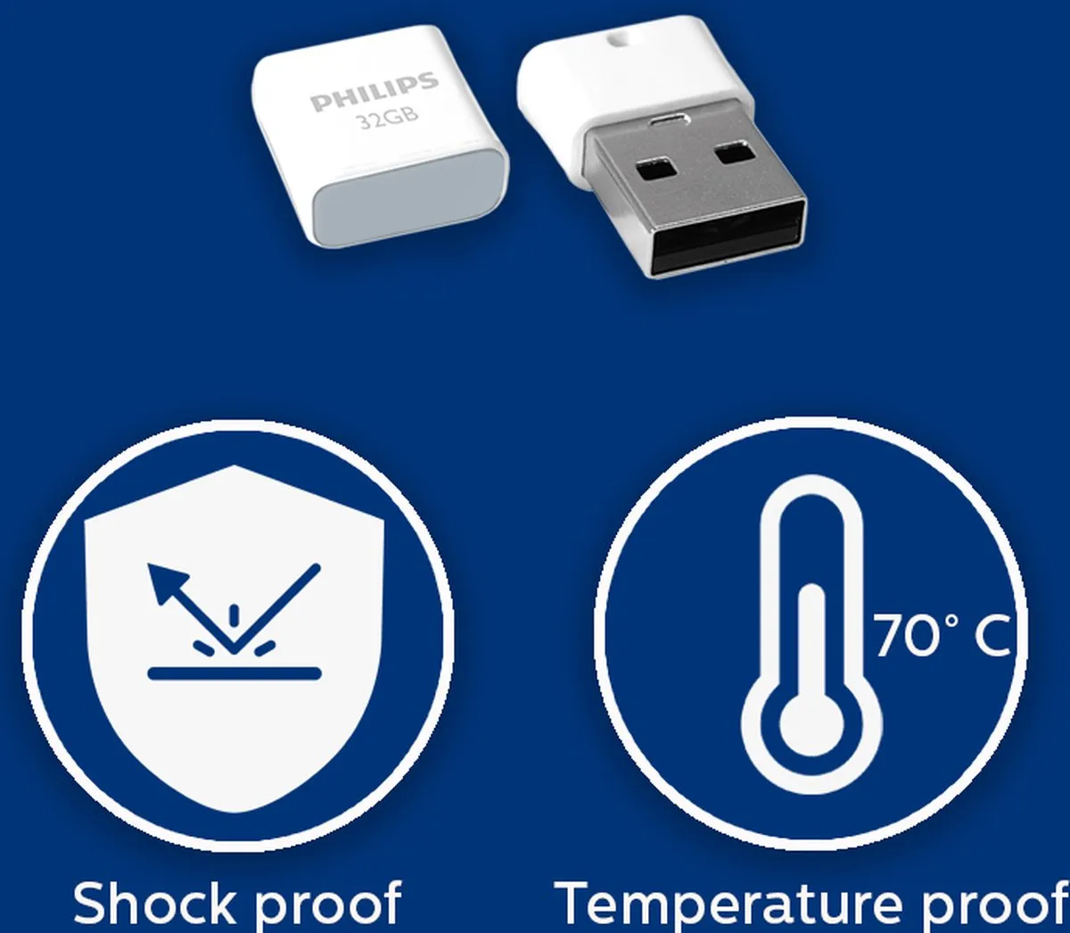 Philips Pico USB Stick 2.0 32GB - FM32FD85B - Grijs - afbeelding 6 van 6