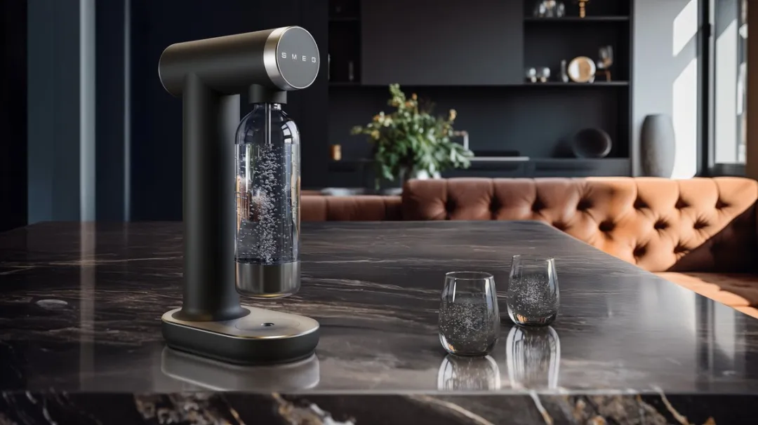 Smeg SKC01BLM Soda Maker - Mat Zwart