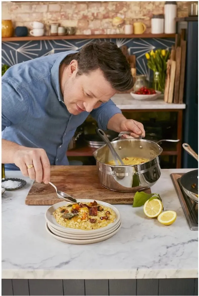 Jamie Oliver by Tefal Cook Smart E311S734 Kookpannenset 4-delig - RVS - Inductie
