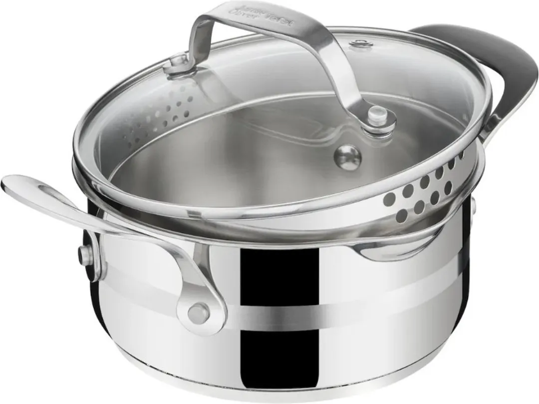 Jamie Oliver by Tefal Cook Smart E311S734 Kookpannenset 4-delig - RVS - Inductie - afbeelding 6 van 6