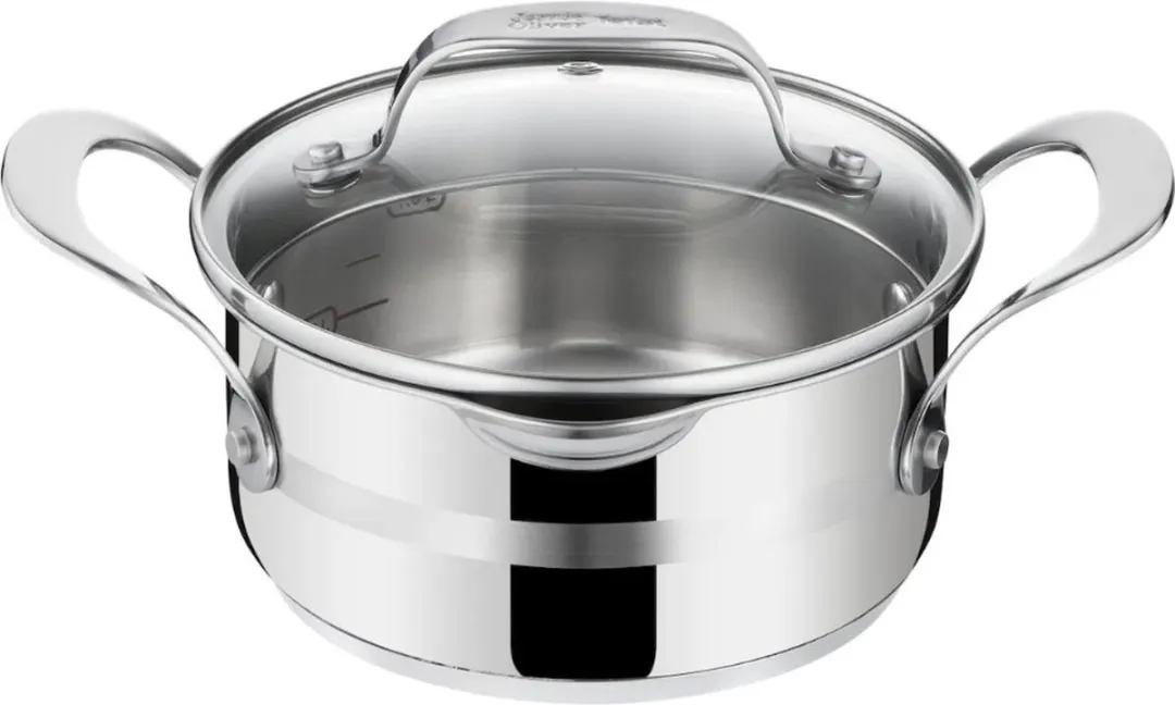 Jamie Oliver by Tefal Cook Smart E311S734 Kookpannenset 4-delig - RVS - Inductie
