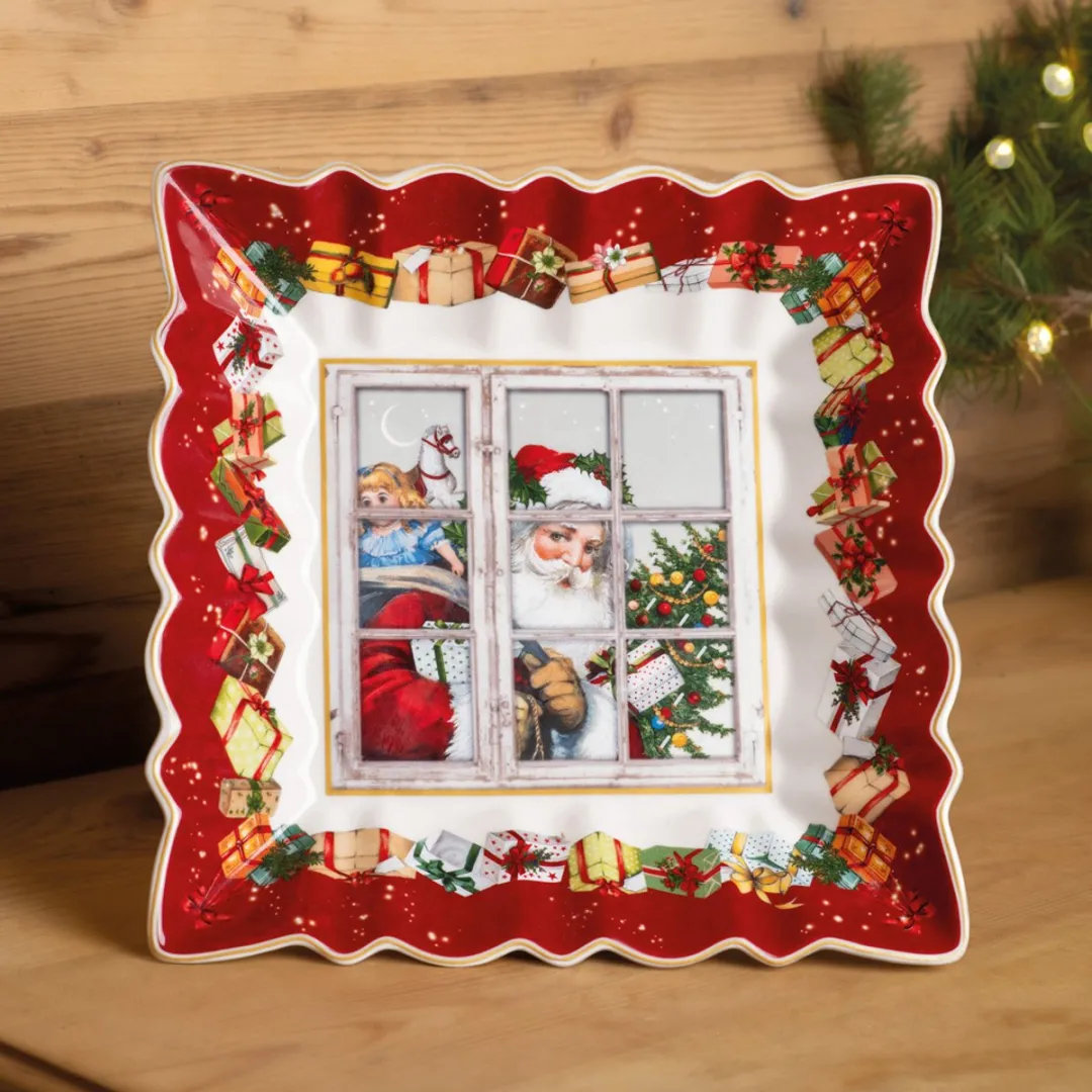 Villeroy & Boch Toy's Fantasy Serveerschaal - 23x23cm - Rood