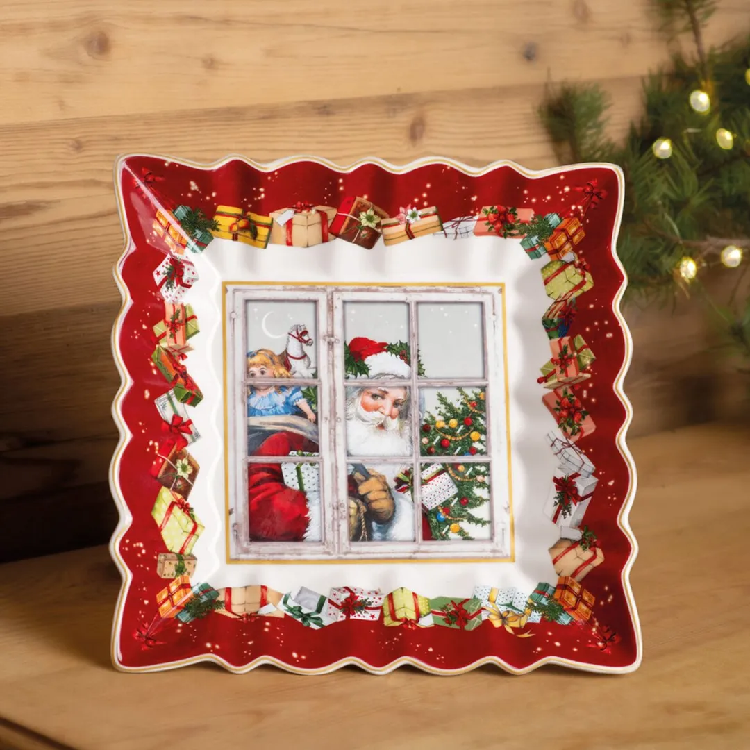 Villeroy & Boch Toy's Fantasy Serveerschaal - 23x23cm - Rood
