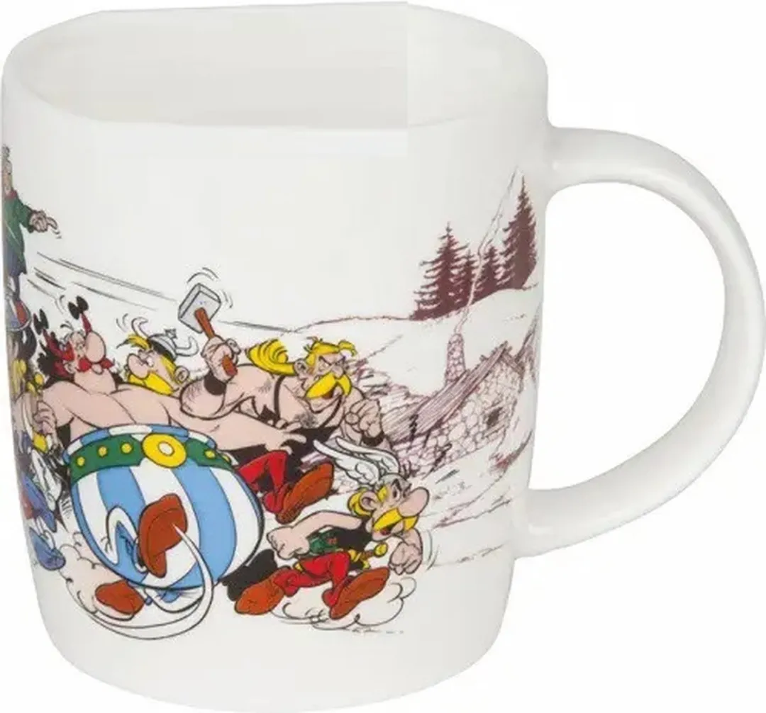 Disney Asterix & Obelix Mok Konitz - 380ml - Blauw/Wit/Geel