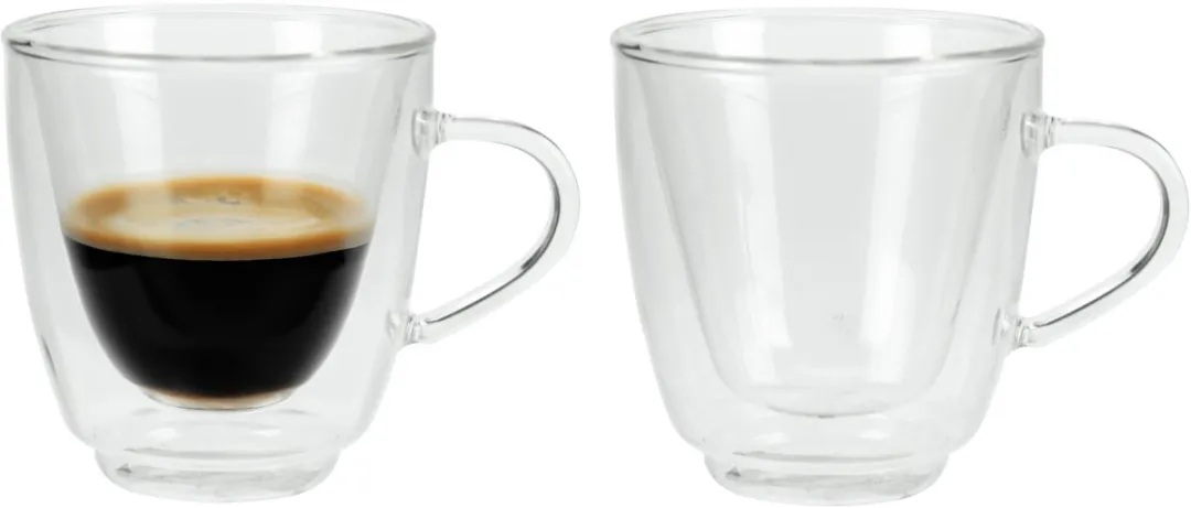 Cosy&Trendy Dubbelwandige Espresso Glazen 160ml - 2 Stuks