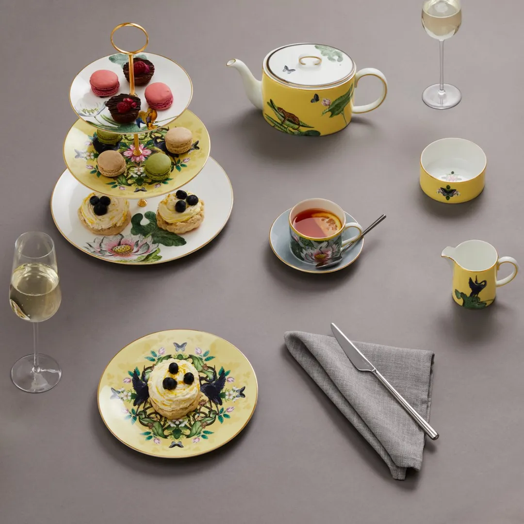 Wedgwood Wonderlust Waterlily Gebakbordje 17cm - Meerdere kleuren