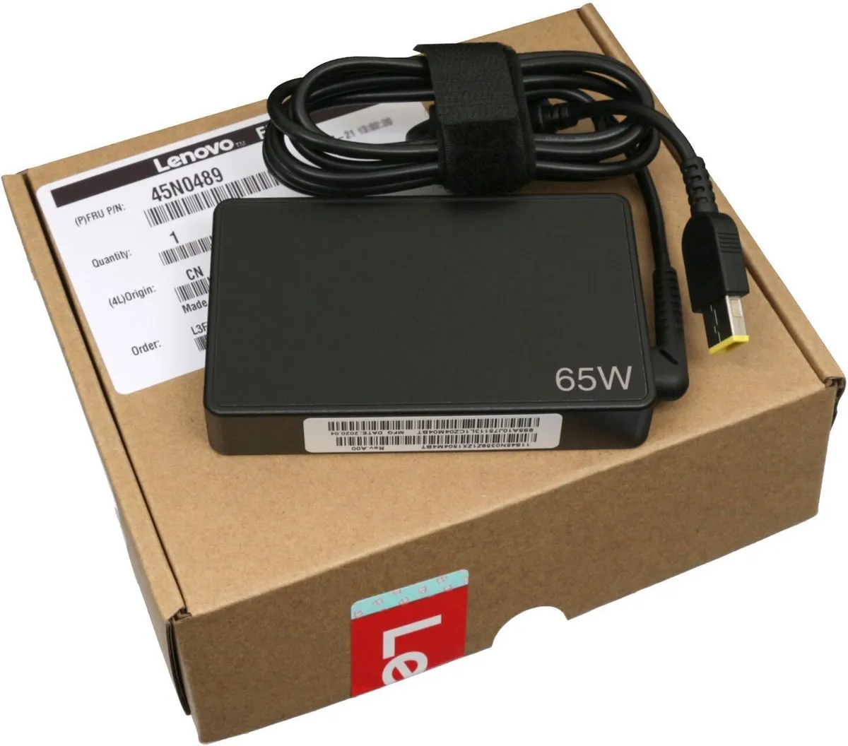 Lenovo 0B47459 Oplader 65W - Zwart - afbeelding 3 van 4