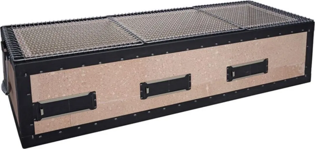 Tokyo Design Studio Diatomite Konro Grill 77x23x20cm - 12 Hamburgers - afbeelding 6 van 6