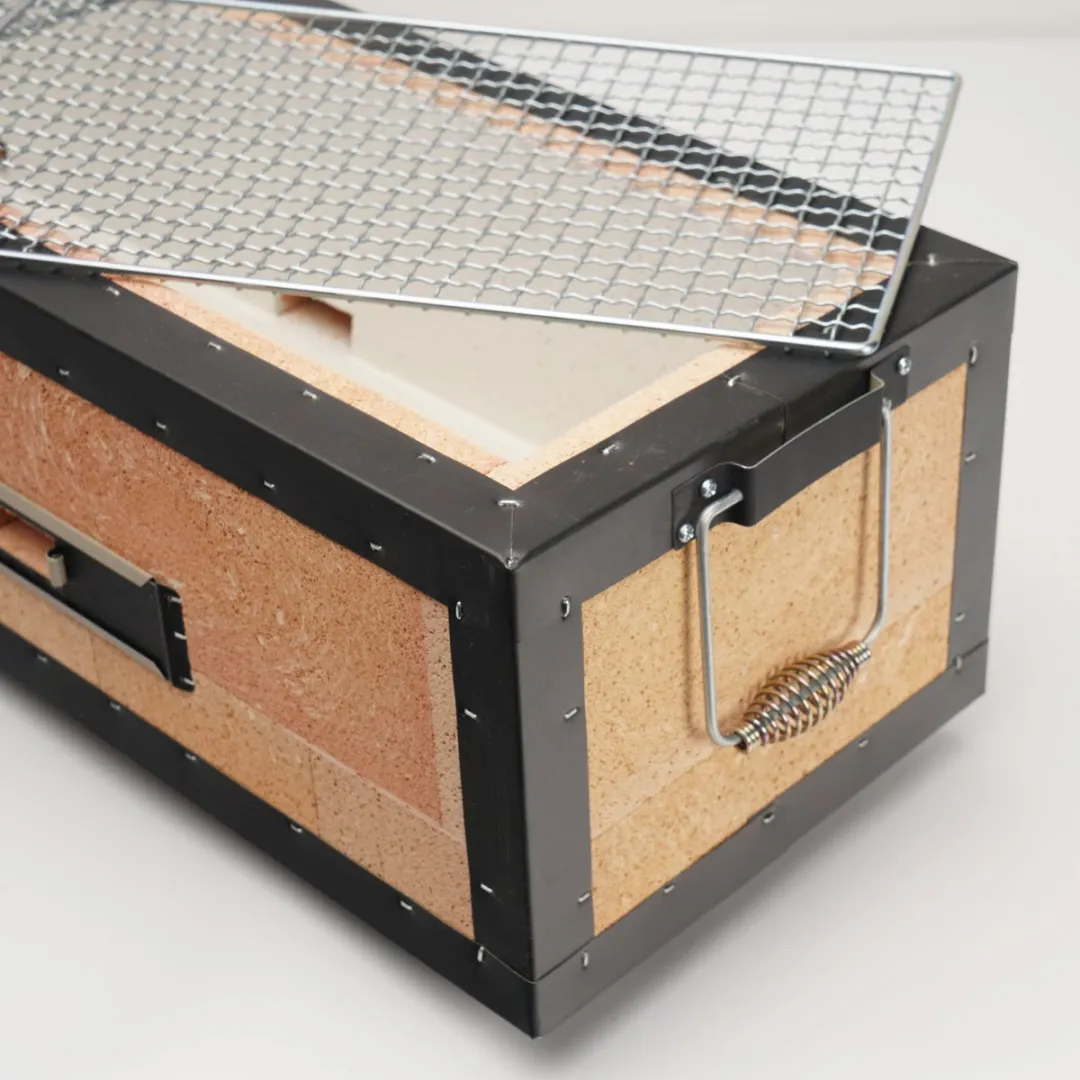 Tokyo Design Studio Diatomite Konro Grill 77x23x20cm - 12 Hamburgers