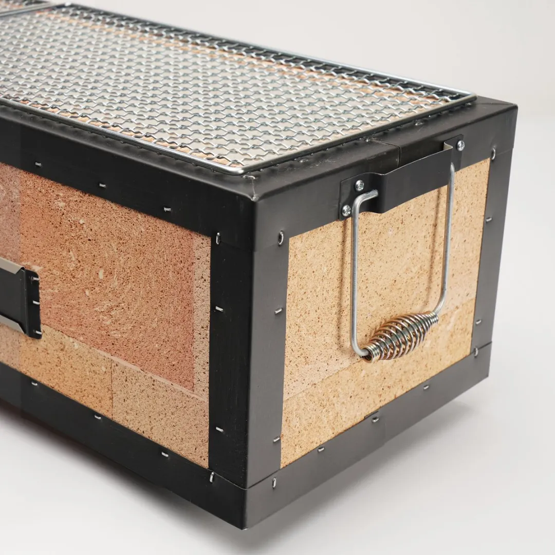 Tokyo Design Studio Diatomite Konro Grill 77x23x20cm - 12 Hamburgers