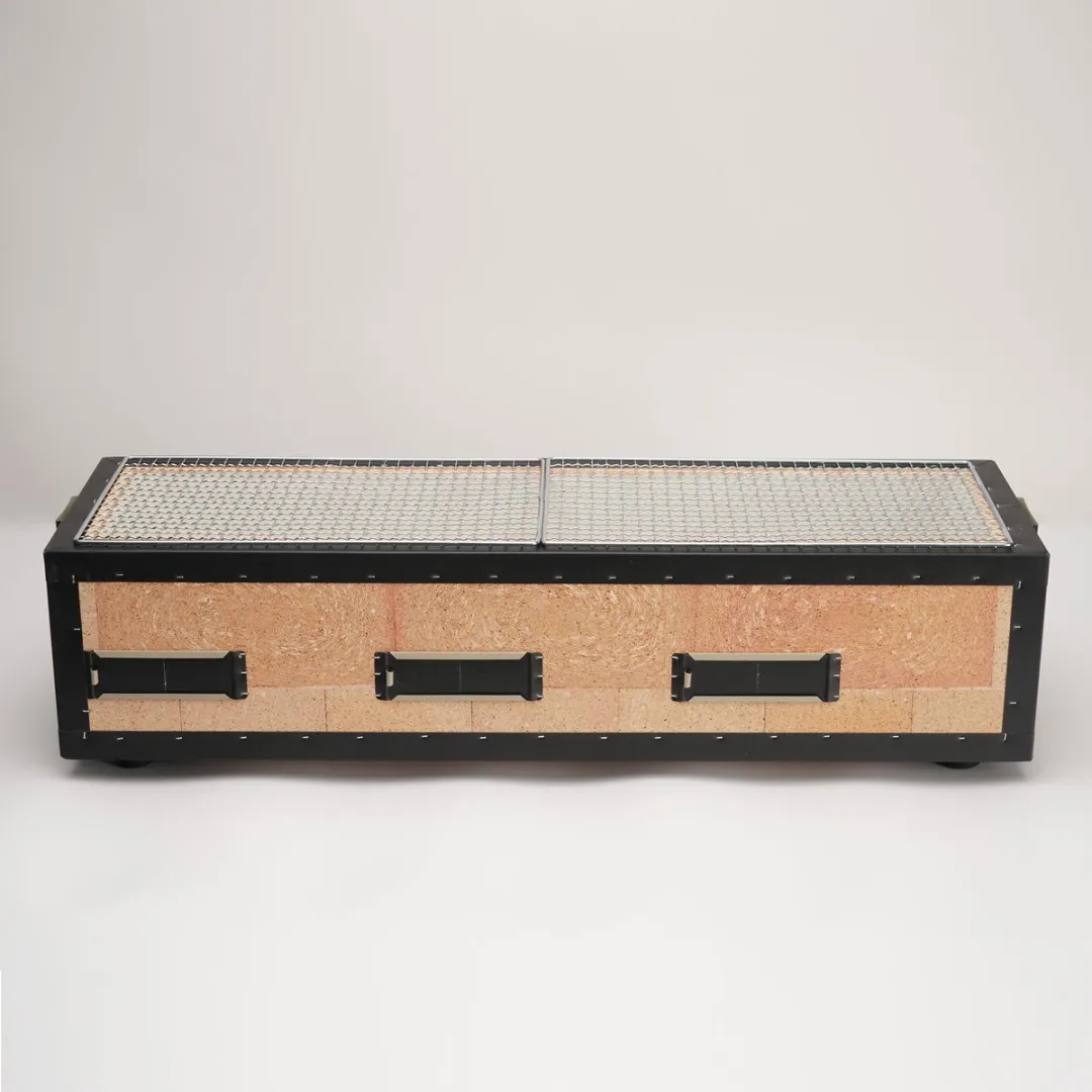 Tokyo Design Studio Diatomite Konro Grill 77x23x20cm - 12 Hamburgers