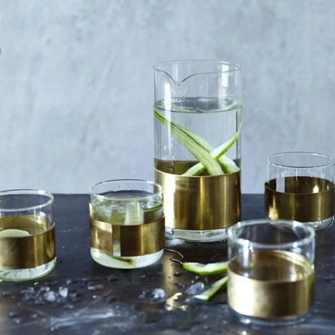 Serax Glas Koper Ø7cm - 4 Stuks