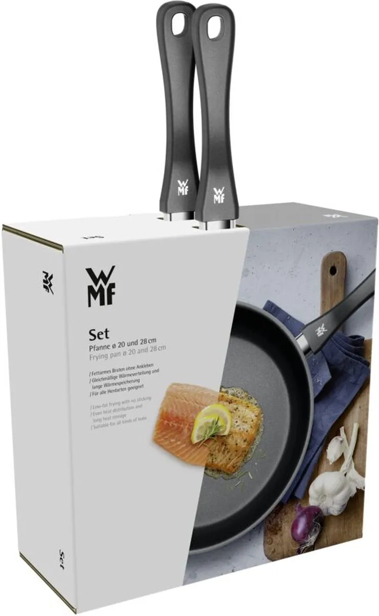 WMF Devil Koekenpannenset 2-delig - Ø20 + 28cm - Zwart