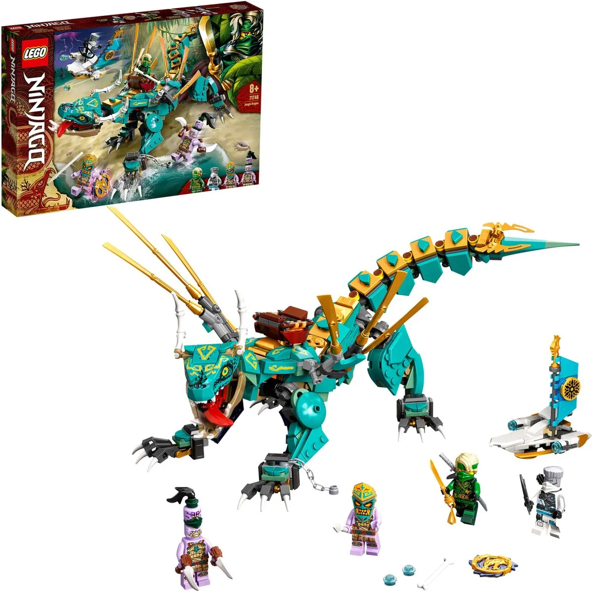 LEGO Ninjago Jungledraak 71746 - 506 Stukken - afbeelding 6 van 6