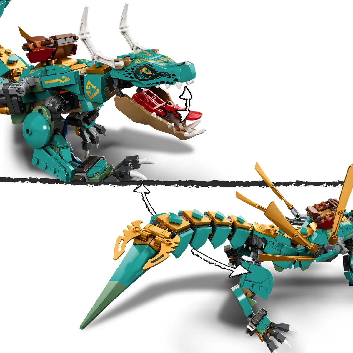 LEGO Ninjago Jungledraak 71746 - 506 Stukken