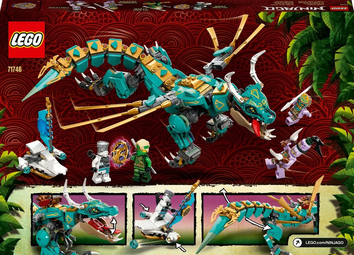 LEGO Ninjago Jungledraak 71746 - 506 Stukken