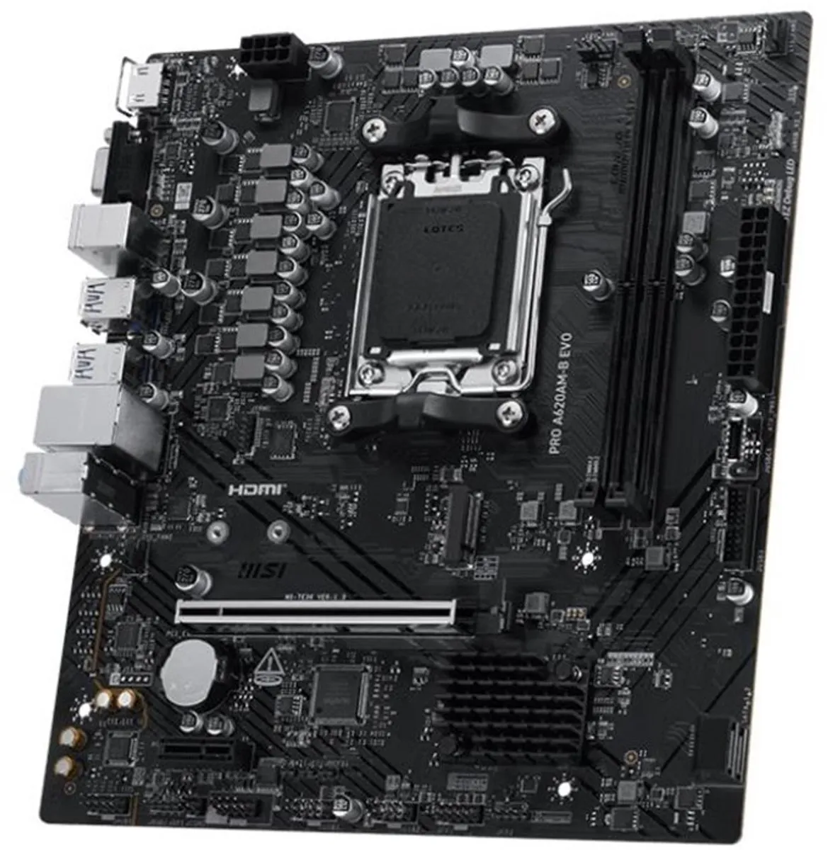 MSI PRO A620AM-B EVO Moederbord - AM5 - Micro-ATX