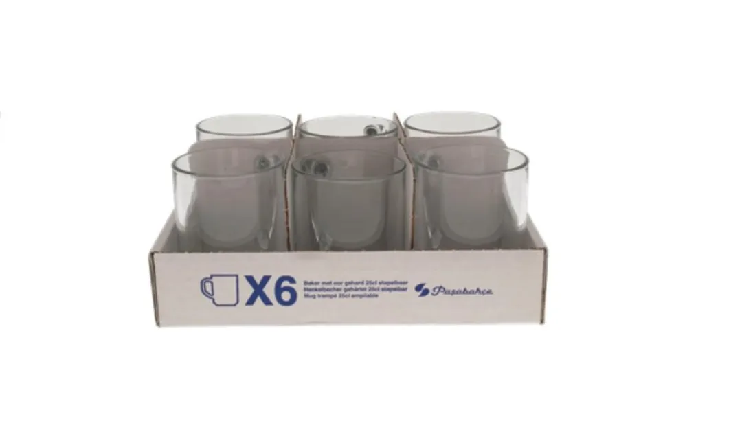 Pasabahce Theeglazen - 6 Stuks - 0.25L