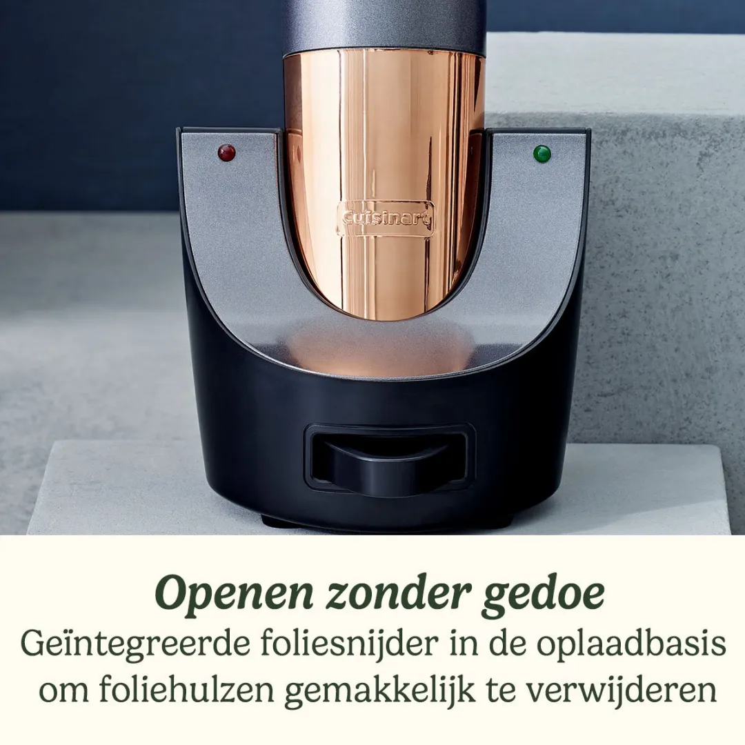 Cuisinart CWO50E Oplaadbare Elektrische Kurkentrekker - Zwart