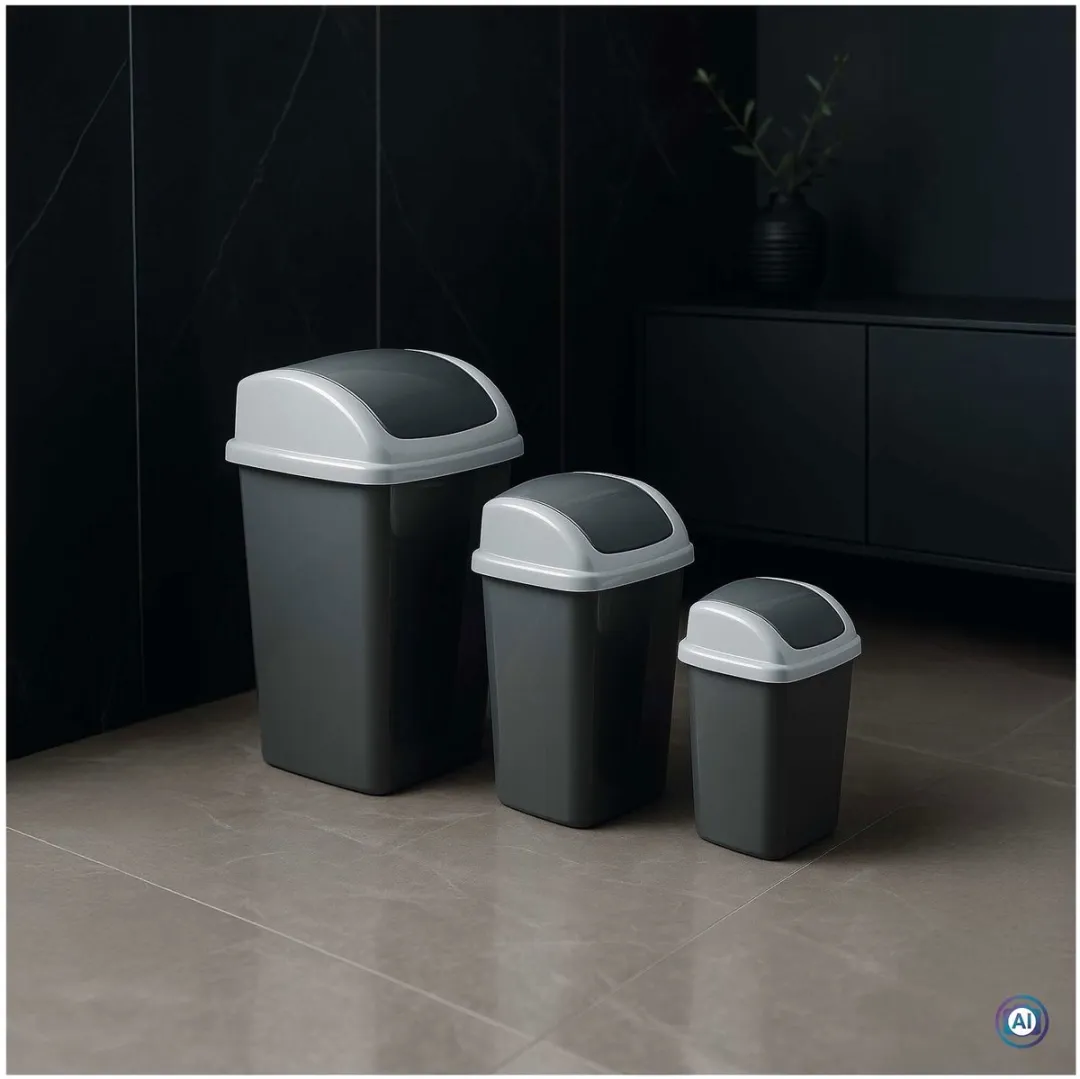 MAUL MAULswing 5L Afvalemmer - 20x16x29cm Donkergrijs