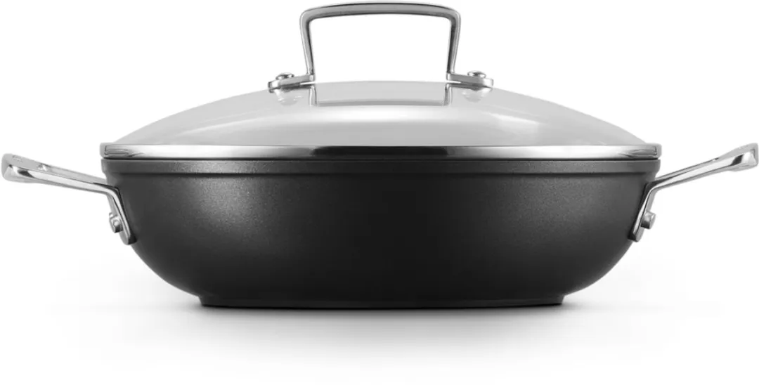 Le Creuset Les Forgées Hapjespan 24cm - Zwart