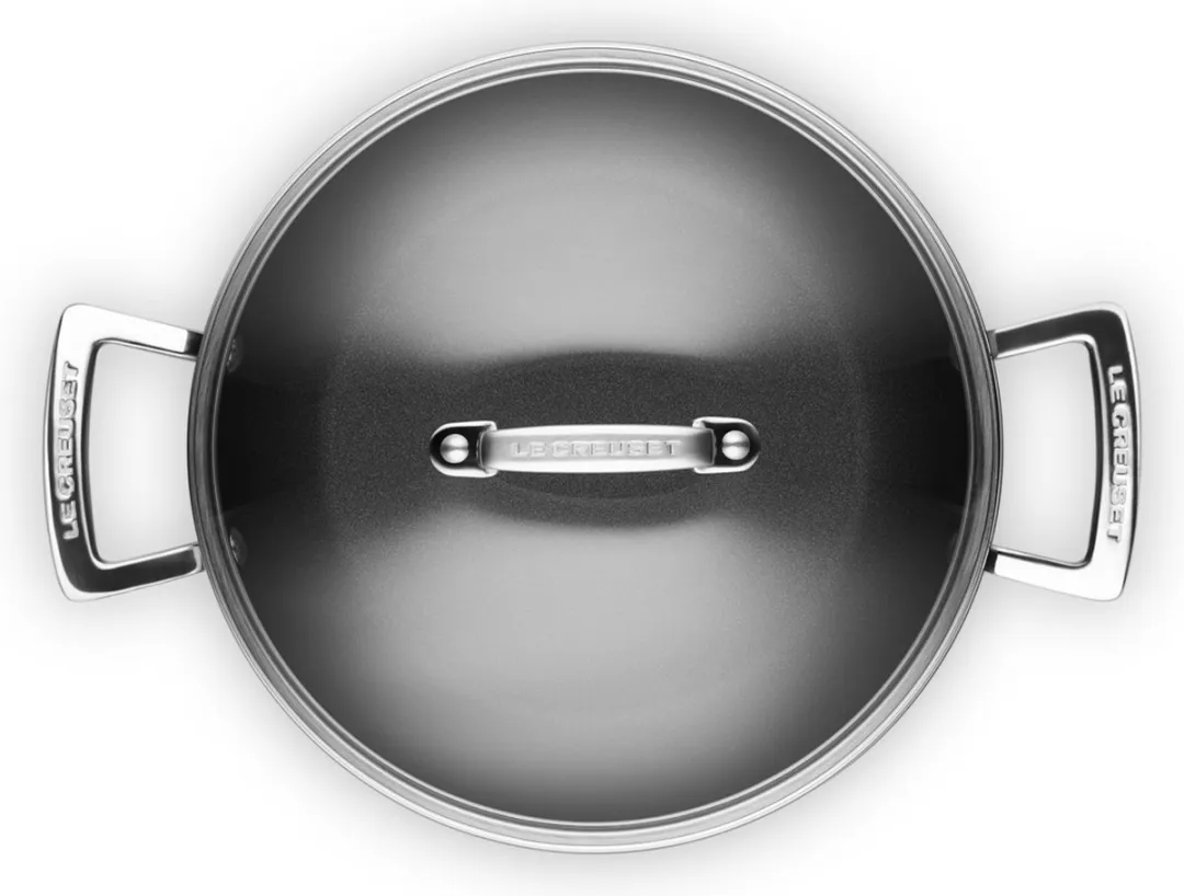 Le Creuset Les Forgées Hapjespan 24cm - Zwart - afbeelding 6 van 6