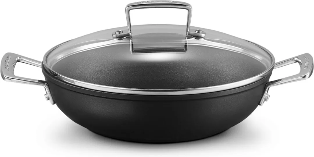 Le Creuset Les Forgées Hapjespan 24cm - Zwart