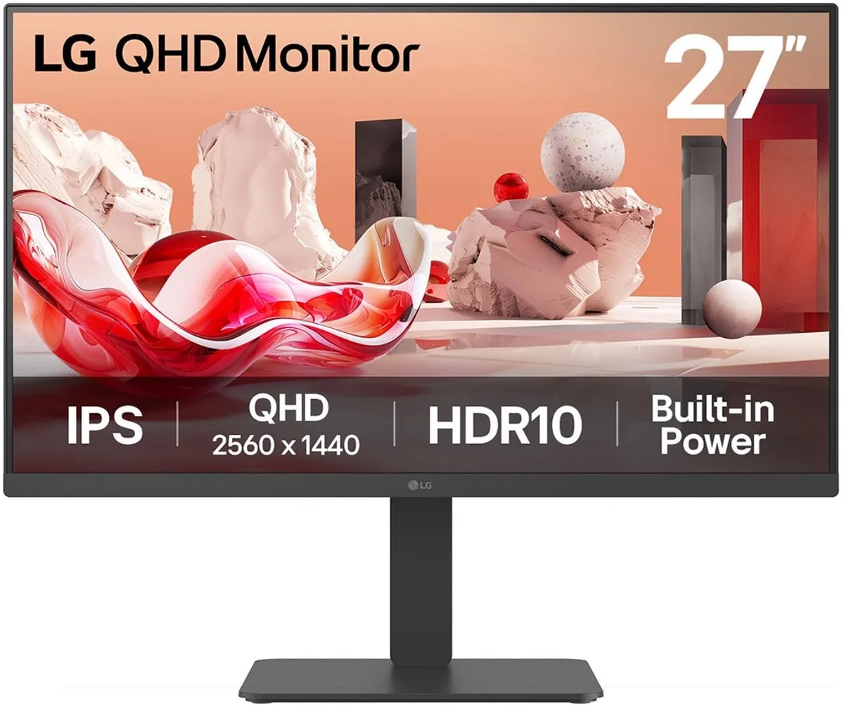 LG 27BA45QB Monitor - 27" - Zwart