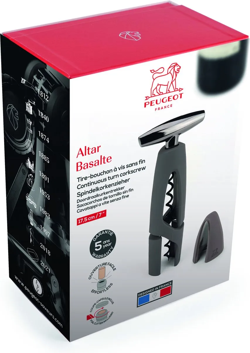 Peugeot Altar Kurkentrekker 17cm - Basalt