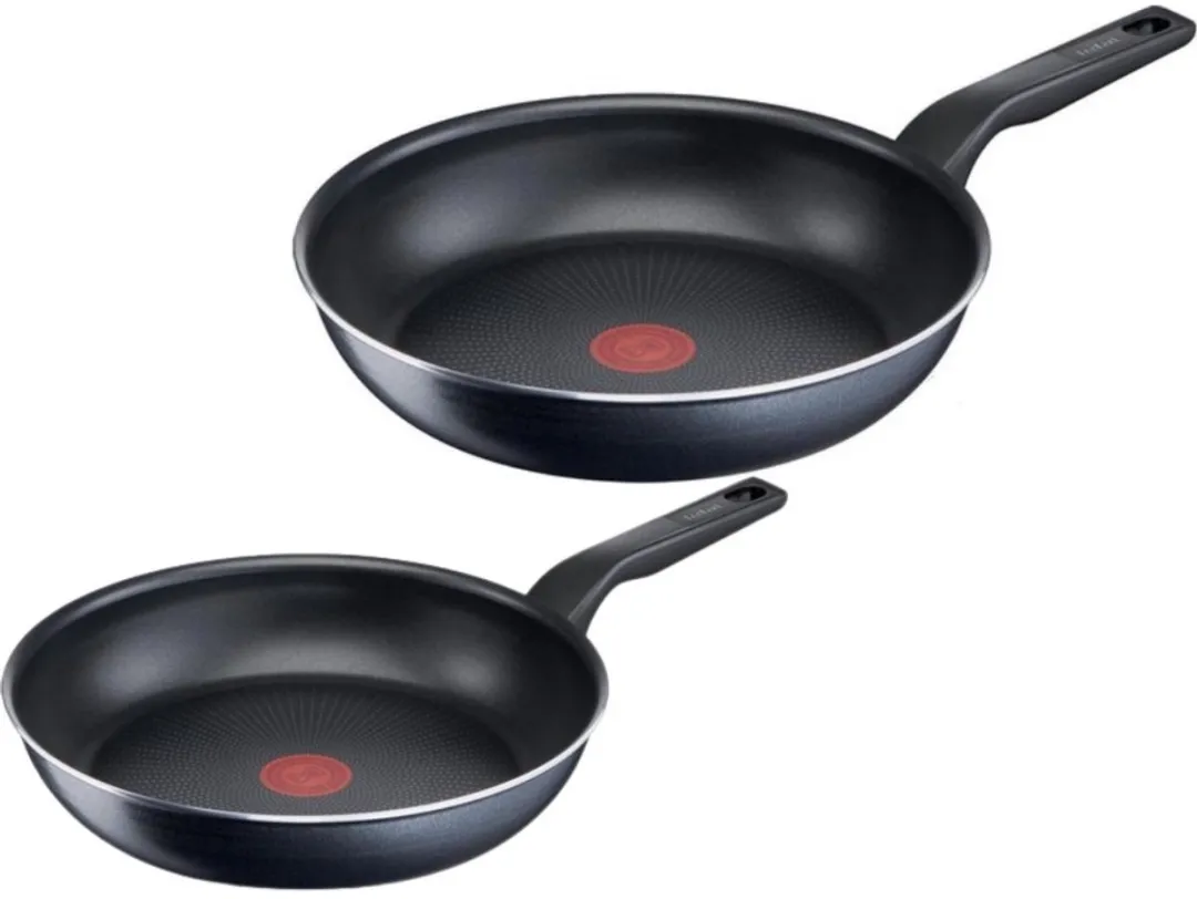 Tefal XL Force Pannenset - 3 Koekenpannen 24/28/32cm - Zwart