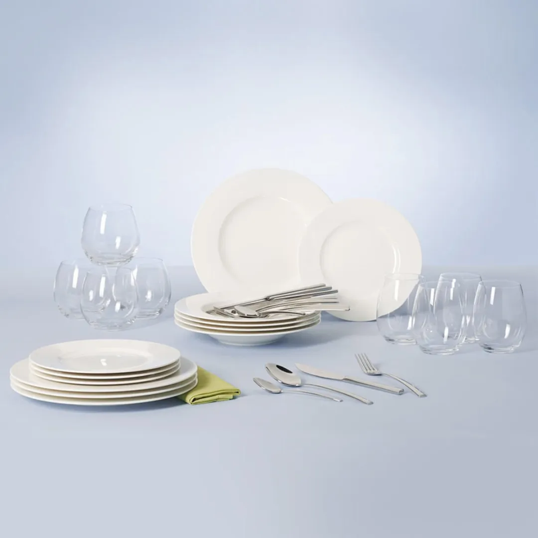 Villeroy & Boch Wonderful World Serviesset 36-delig - 4 Personen - Wit - afbeelding 3 van 4