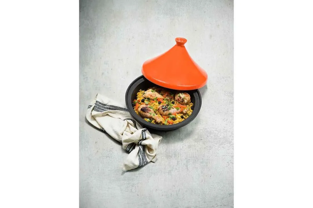 Cosy&Trendy Tajine 30cm - Inductie - Zwart/Oranje