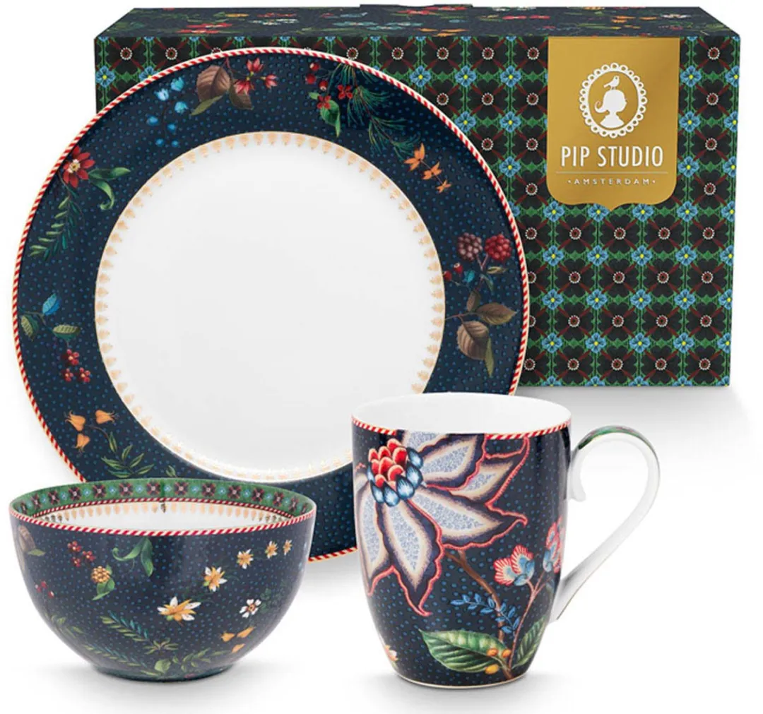 Pip Studio Berry Blues Ontbijtset