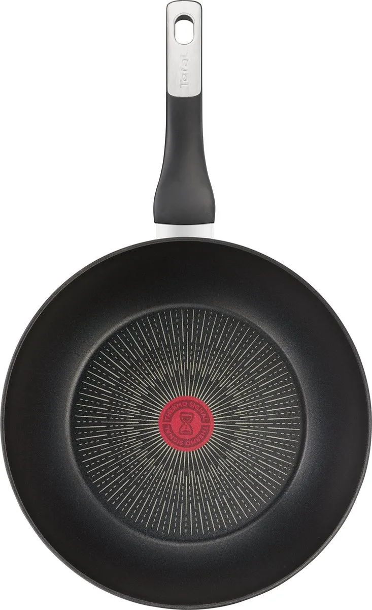 Tefal Unlimited G2551972 Wok/Robakpan 28cm - Zwart - afbeelding 4 van 4