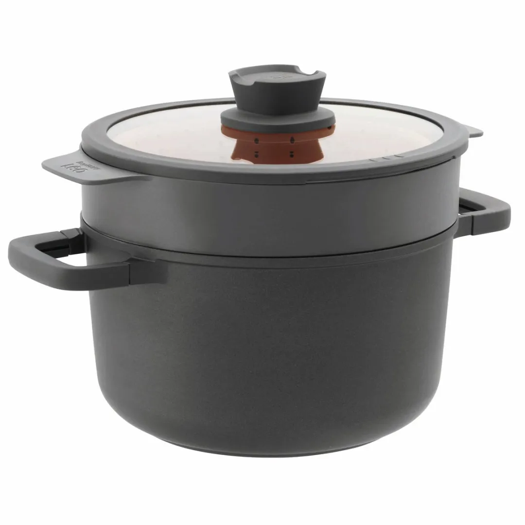 BergHOFF Kookpot Antikleef Stone 24cm - 5.6L - Zwart