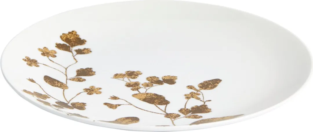 Wedgwood Vera Wang Jardin Ontbijtbord 20cm - Wit & Goud