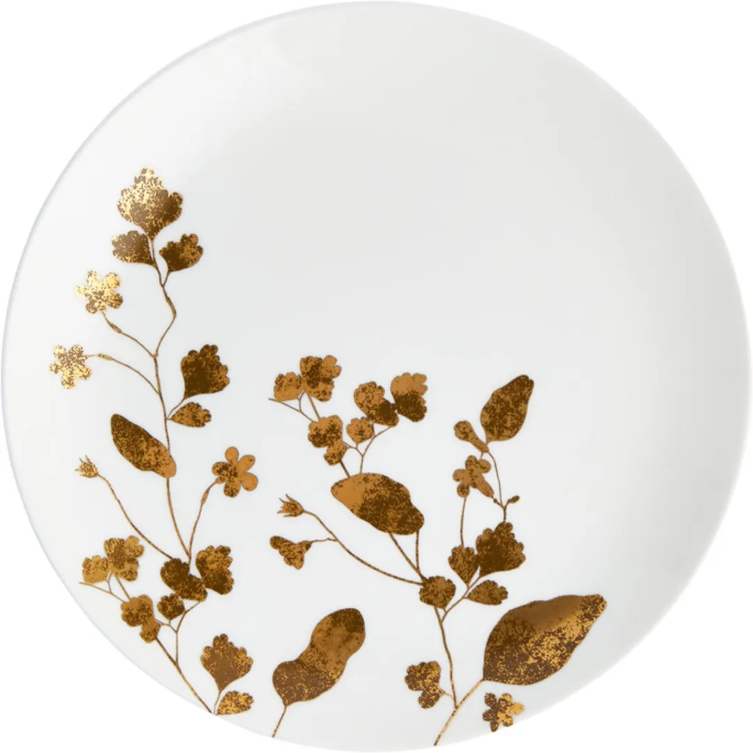 Wedgwood Vera Wang Jardin Ontbijtbord 20cm - Wit & Goud