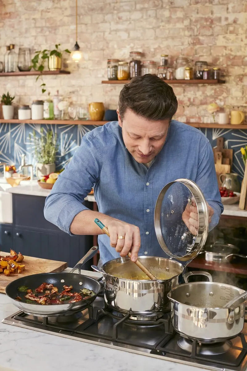 Jamie Oliver by Tefal Cook Smart Wokpan Ø28cm - Roestvrijstaal