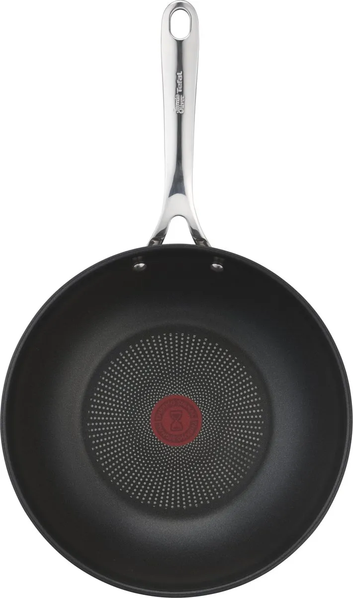 Jamie Oliver by Tefal Cook Smart Wokpan Ø28cm - Roestvrijstaal - afbeelding 6 van 6