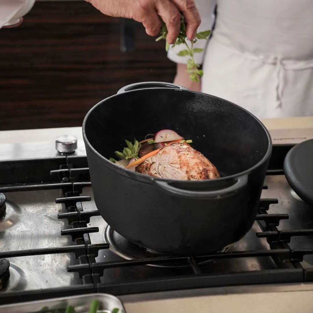 Tefal Pierre Gagnaire Erfgoed Braadpan 7,2L - 34x26cm - Zwart - afbeelding 5 van 6