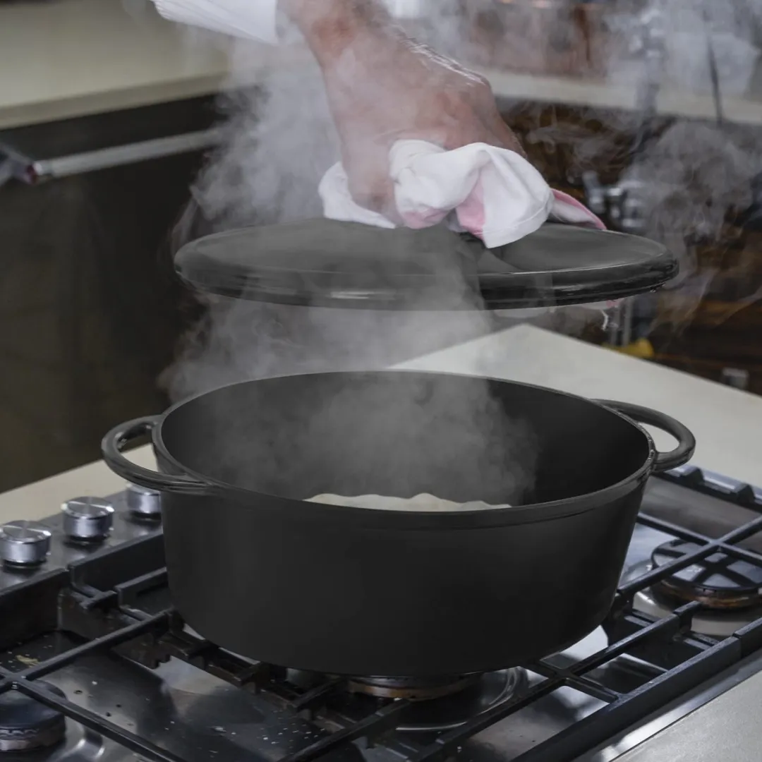 Tefal Pierre Gagnaire Erfgoed Braadpan 7,2L - 34x26cm - Zwart - afbeelding 2 van 6