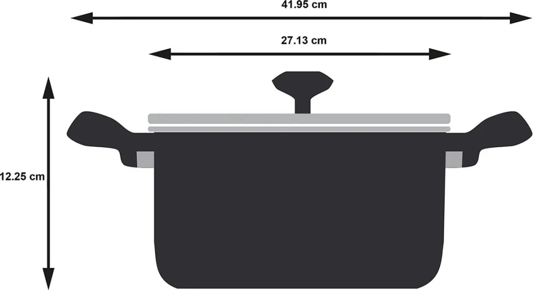 Tefal Pierre Gagnaire Erfgoed Braadpan 7,2L - 34x26cm - Zwart - afbeelding 3 van 6