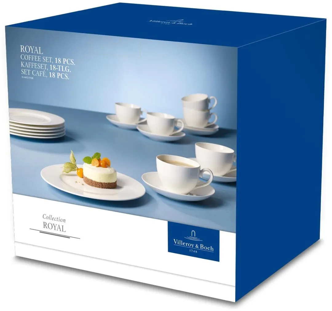 Villeroy & Boch Royal Koffieset 18-delig - 6 Personen - MPN 10-4412-7126