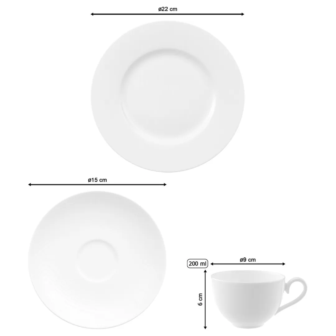 Villeroy & Boch Royal Koffieset 18-delig - 6 Personen - MPN 10-4412-7126
