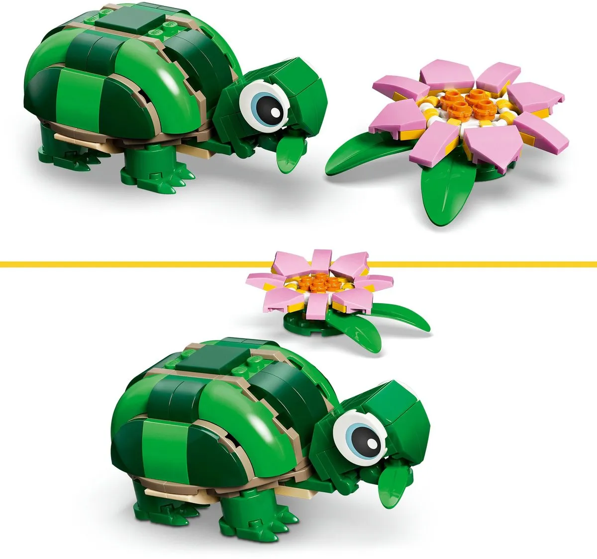 LEGO Creator 3-in-1 Schildpad 31377 - 124 Stukken - Multicolor