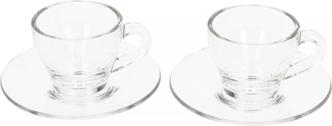 Bialetti - Classic - Set of 2 glass cups for Espresso